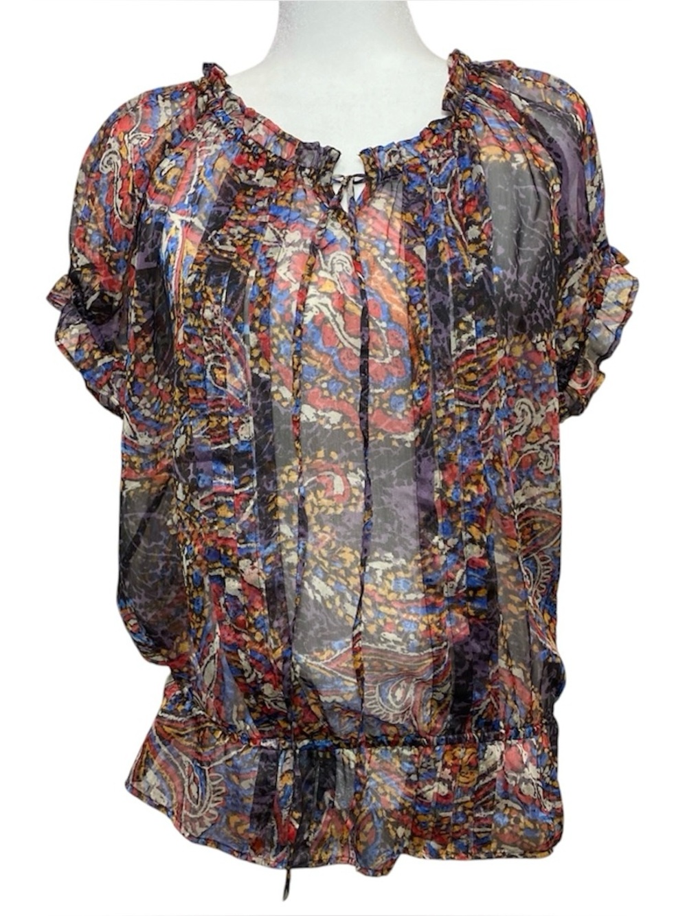 Outback Red Sheer Blouse